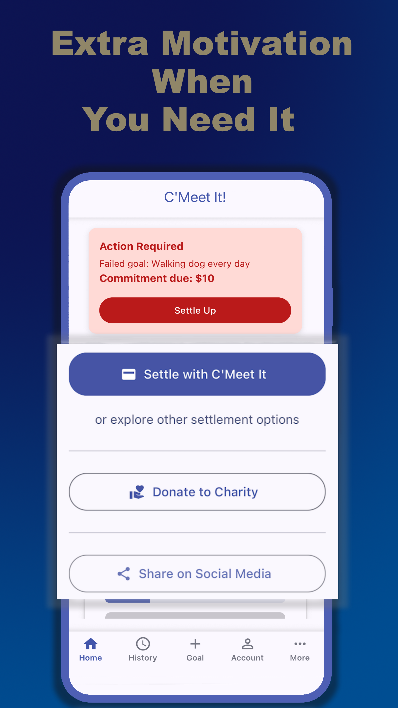 C'Meet It goal templates and customization
